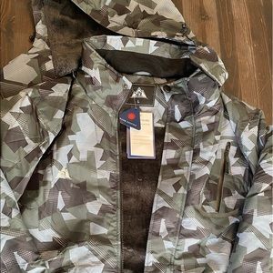 Men’s Mountain Waterproof Jacket - L - Windproof/Waterproof/Hooded/Breathable